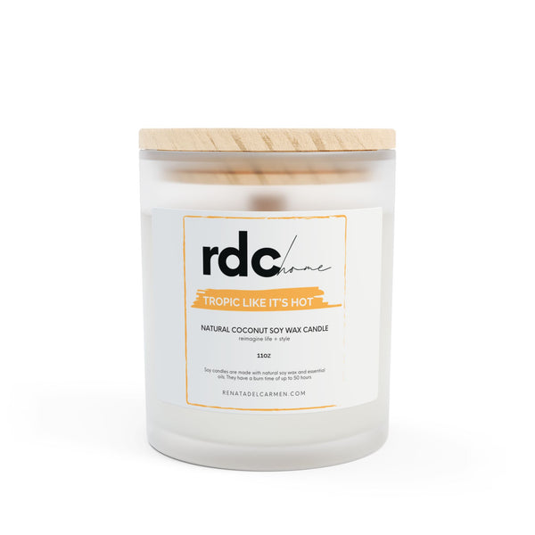 Tropic It Like It's Hot Coconut Soy Wax Candle