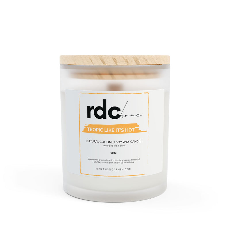 Tropic It Like It's Hot Coconut Soy Wax Candle