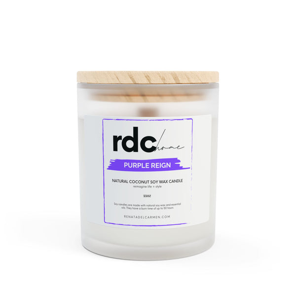 Purple Reign Coconut Soy Wax Candle